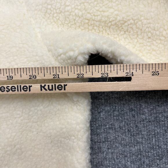 Fjallraven Sherpa Jacket Women's Medium Ivory Mock Neck Raglan Sleeve Full Zip - Picture 6 of 7